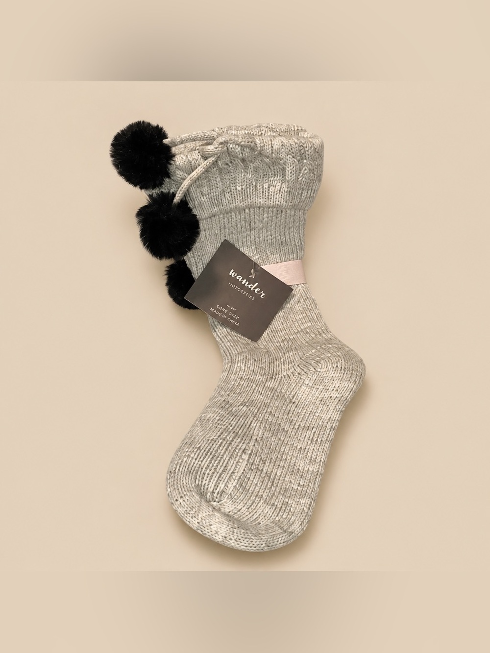 Wander by Hottotties Cable Cuff Slipper Socks 3/$25